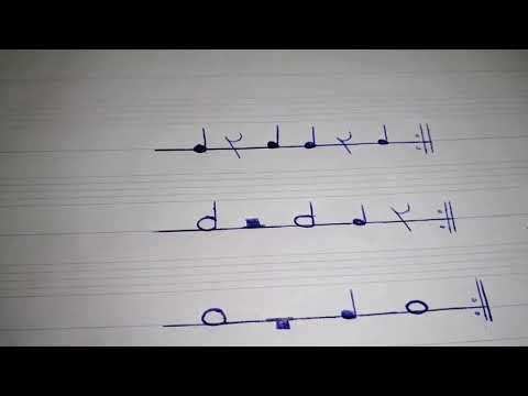 مادة التربية الموسيقية علامات الصوت و الصمت في الموسيقى