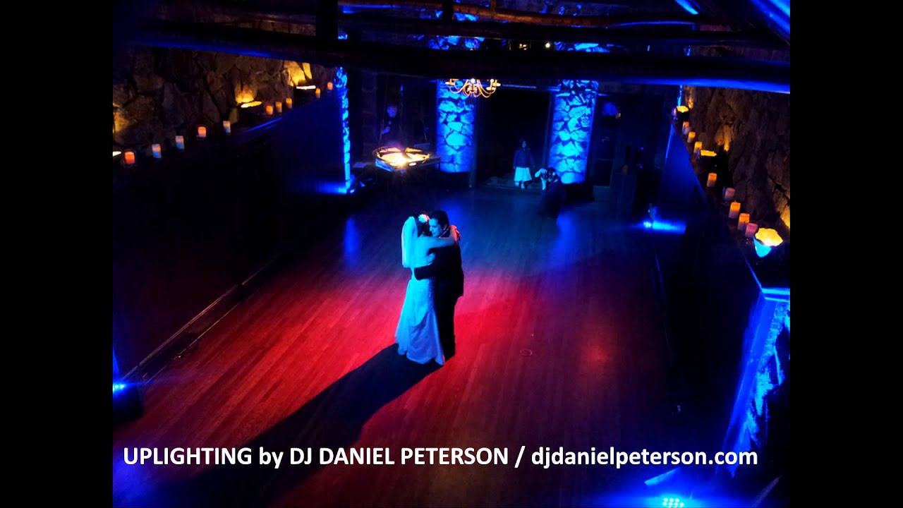 Mt Woodson Wedding in San Diego (Ramona) with Lights (Uplighting)