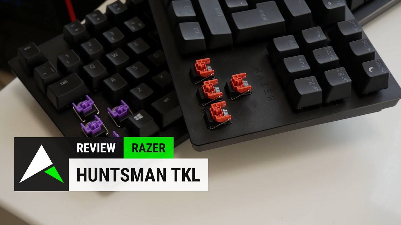 Razer Huntsman Tournament Edition Red Linear Opto Mechanical Switches Linear Vs Tactile Youtube