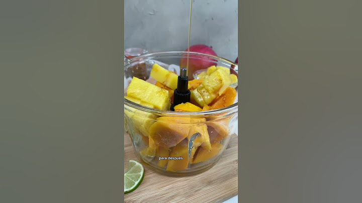 Sorbete mango #sorbete #mango #piña #smoothie #cocinacreativa