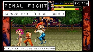 Final Fight - 2 Player Online Co-op Playthrough - Capcom Beat 