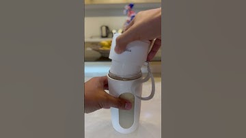 Trying out this Simplus Portable blender. #asmr  #PostRunMeal