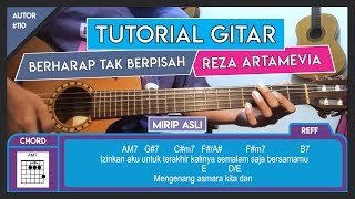 Video thumbnail of "Tutorial Gitar (BERHARAP TAK BERPISAH - REZA ARTAMEVIA) VERSI ASLI LENGKAP"
