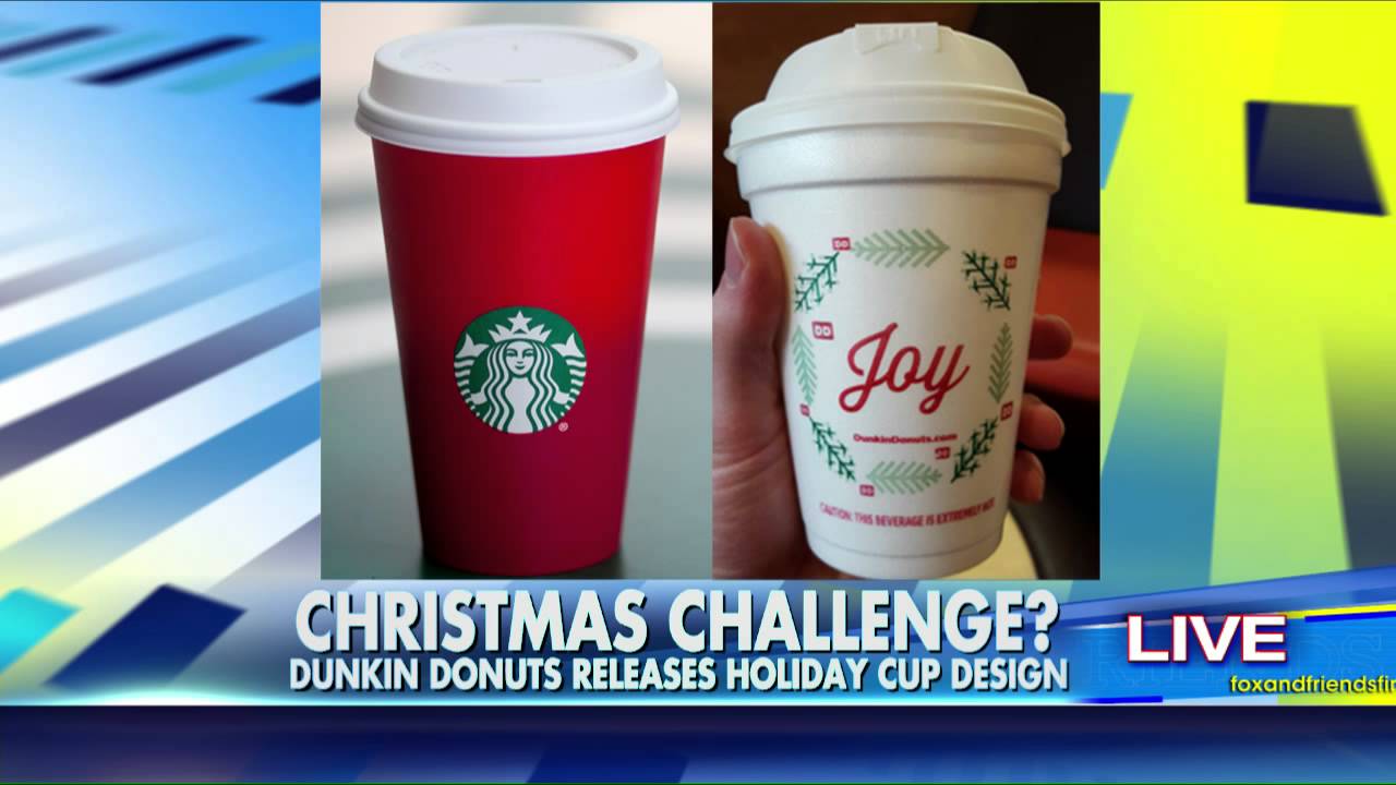 Dunkin Releases Joy Cups Amid Starbucks Red Cup Controversy Youtube
