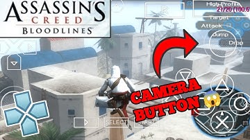 How to add settings camera button in Assassins creed bloodlines 😱 | PPSSPP Games