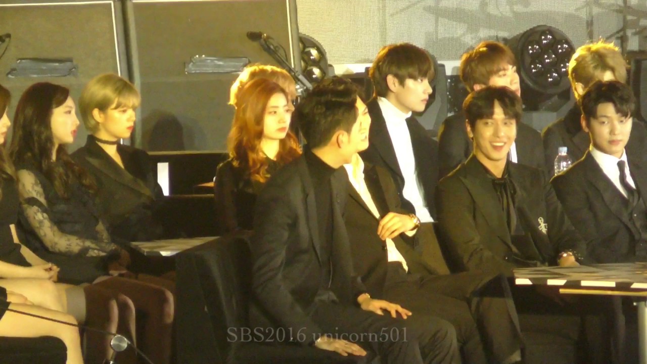 sbs gayo daejun 2016 cnblue are relaxing