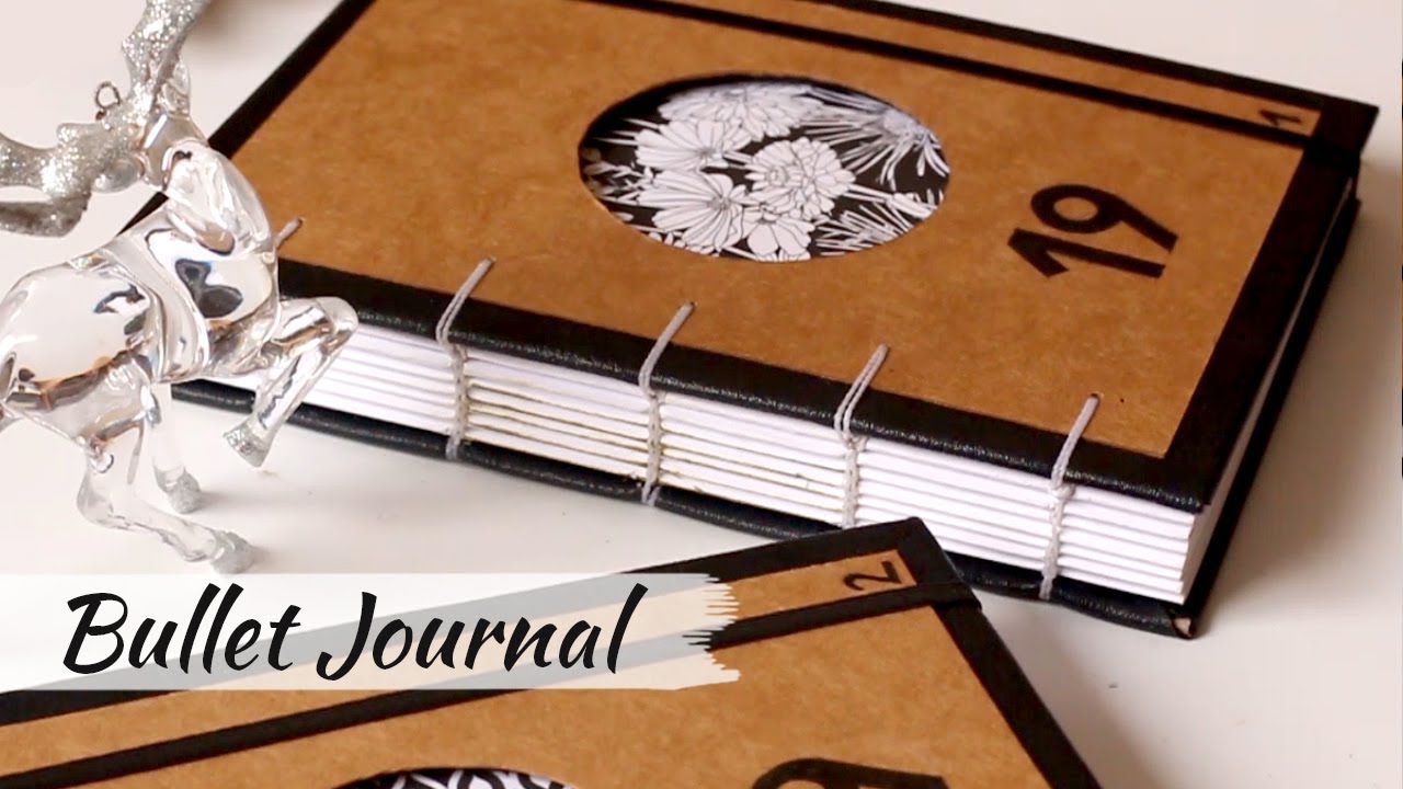 Caderno feito à mão: meu Bullet Journal de 2019 - Tutorial DIY | Marina Araújo