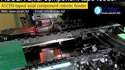 Axial tape feeder,odd form component axial feeder