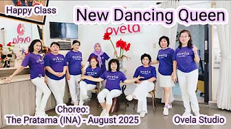 New Dancing Queen Line Dance | Happy Class | Choreo:The Pratama (INA) - August 2025 New Dancing Queen Line Dance | Happy Class | Choreo:The Pratama (INA) - August 2025