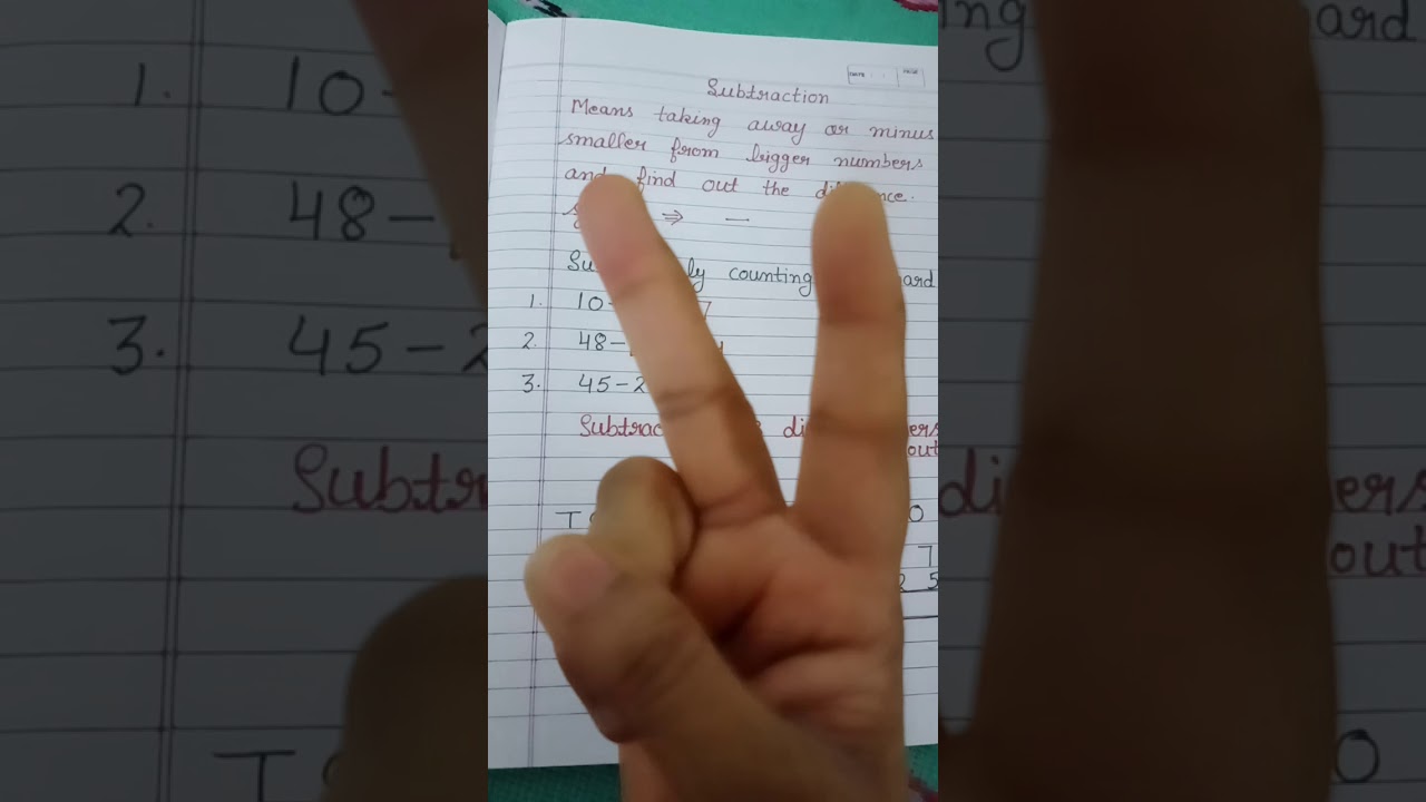 Subtraction without borrowing - YouTube