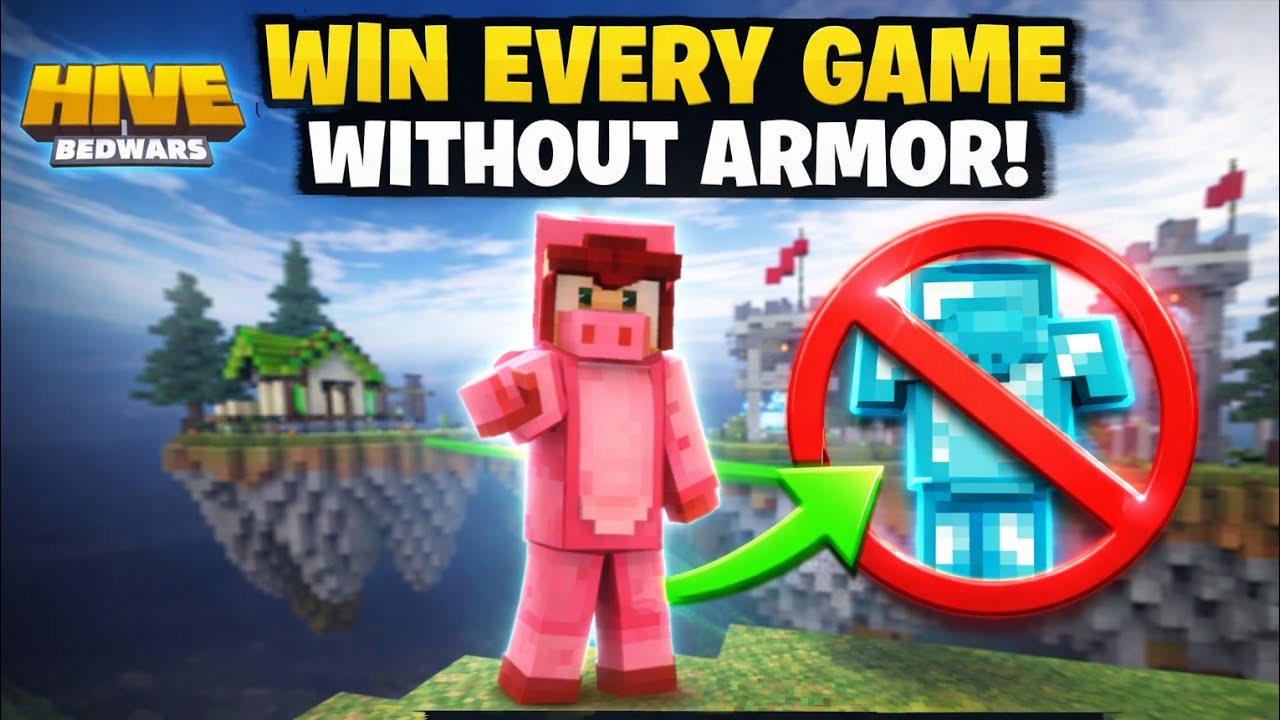 WINE EVRY☠️ GAME WITHOUT ARMER  🔥   |#minecraft #bedwars|