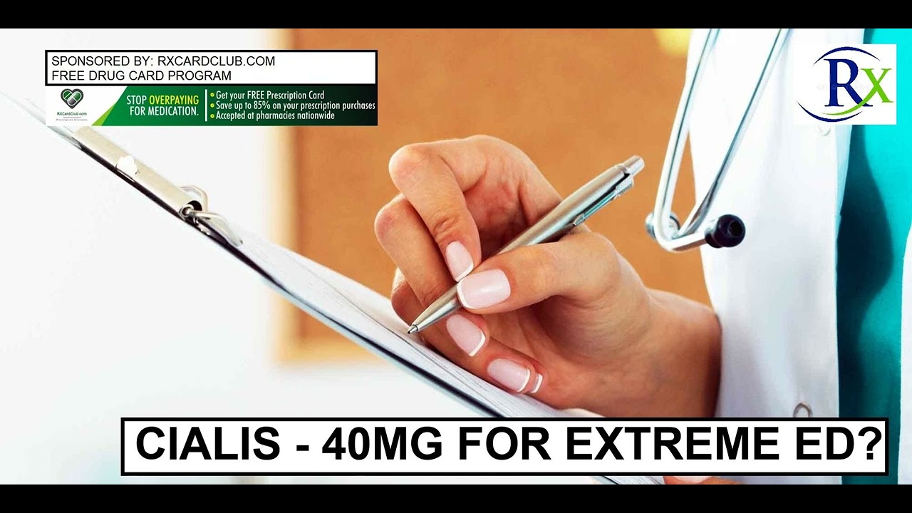 Cialis 40mg For Extreme Ed