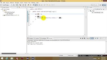 Java Programming with Eclipse lesson 4 - Integer variable, If/else statement