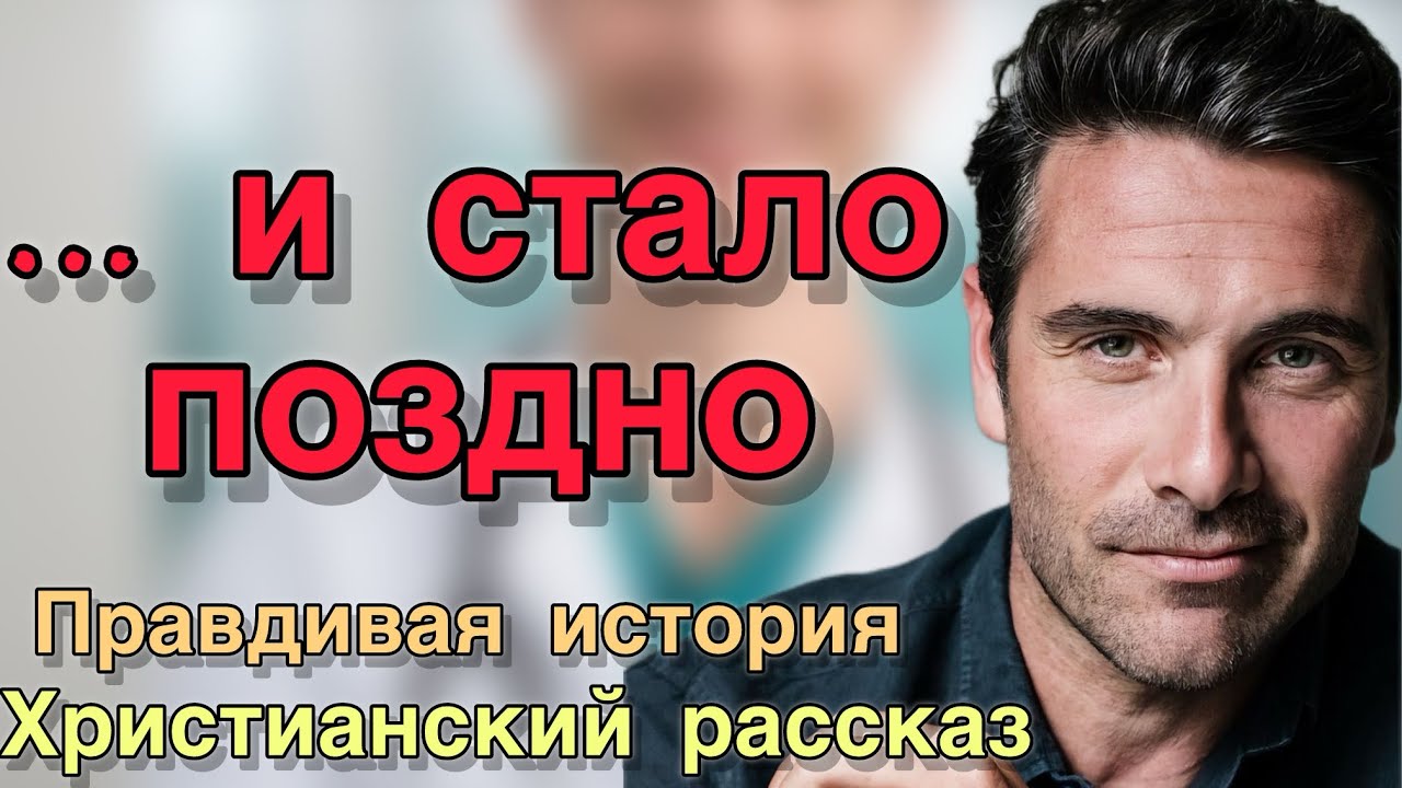 … И стало поздно. Правдивая история.   Христианский рассказ 