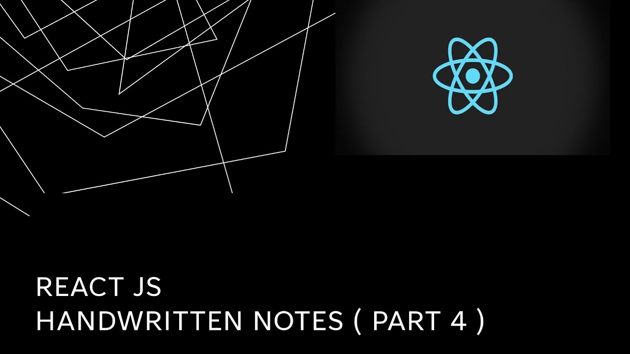 React JS Interview questions (handwritten notes part 4) - YouTube