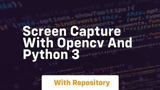 Celebrity screen capture with opencv and python 3 Profile