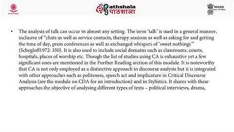 Lings P4 M8 Conversation Analysis I