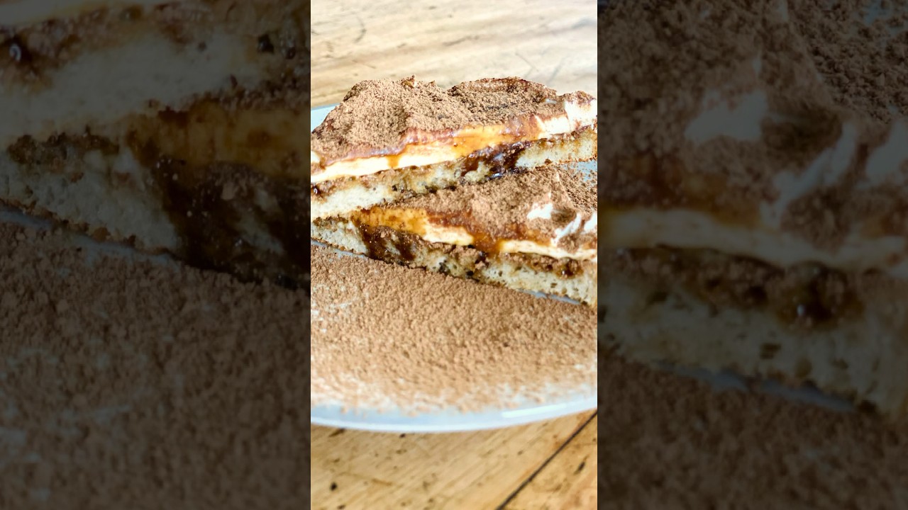 Gluten-Free  Tiramisu Toast #glutenfree #wheatfree #celiacfriendly #shorts #cheesetoastrecipe