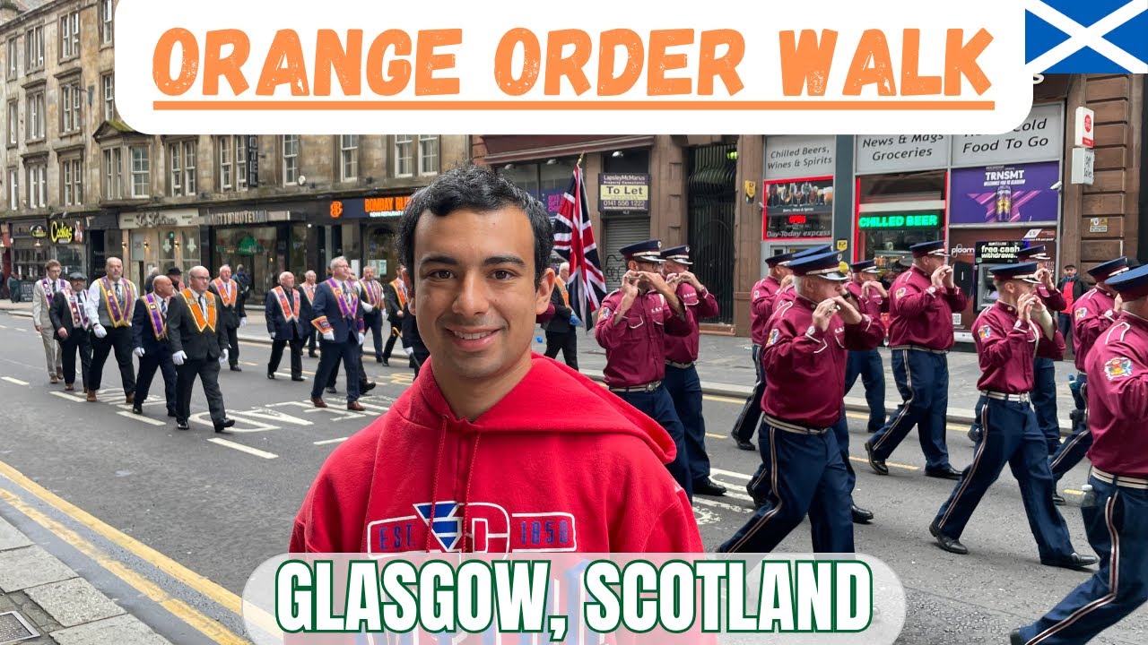 Glasgow's Impressive and Historic Orange Order Walk