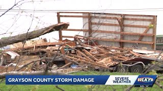 No Injuries Reported After Storms Sweep Through Grayson County