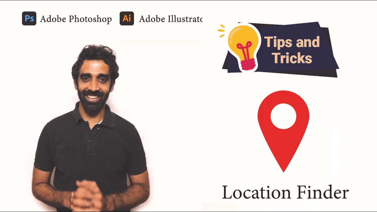 Location Finder Logo - Illustrator Tutorial - Tips & Tricks #5