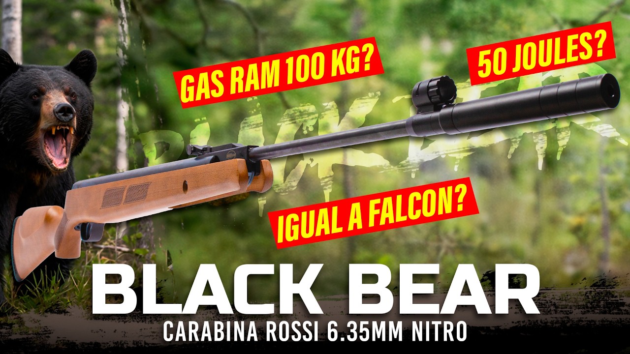 A Polêmica Carabina Rossi Black Bear Gas Ram 100kg 6.35mm (.25 cal)