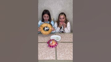 Choose your food challenge 😂 She thought she