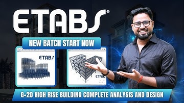 ETABS Complete Project knowledge || Expert in just 45 Days
