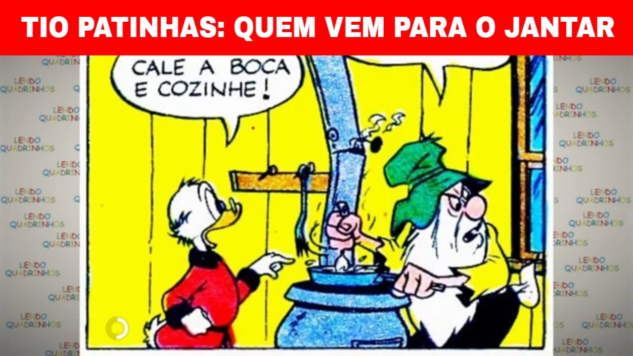 Tio Patinhas em Adivinhe quem vem para o jantar - História em quadrinhos
