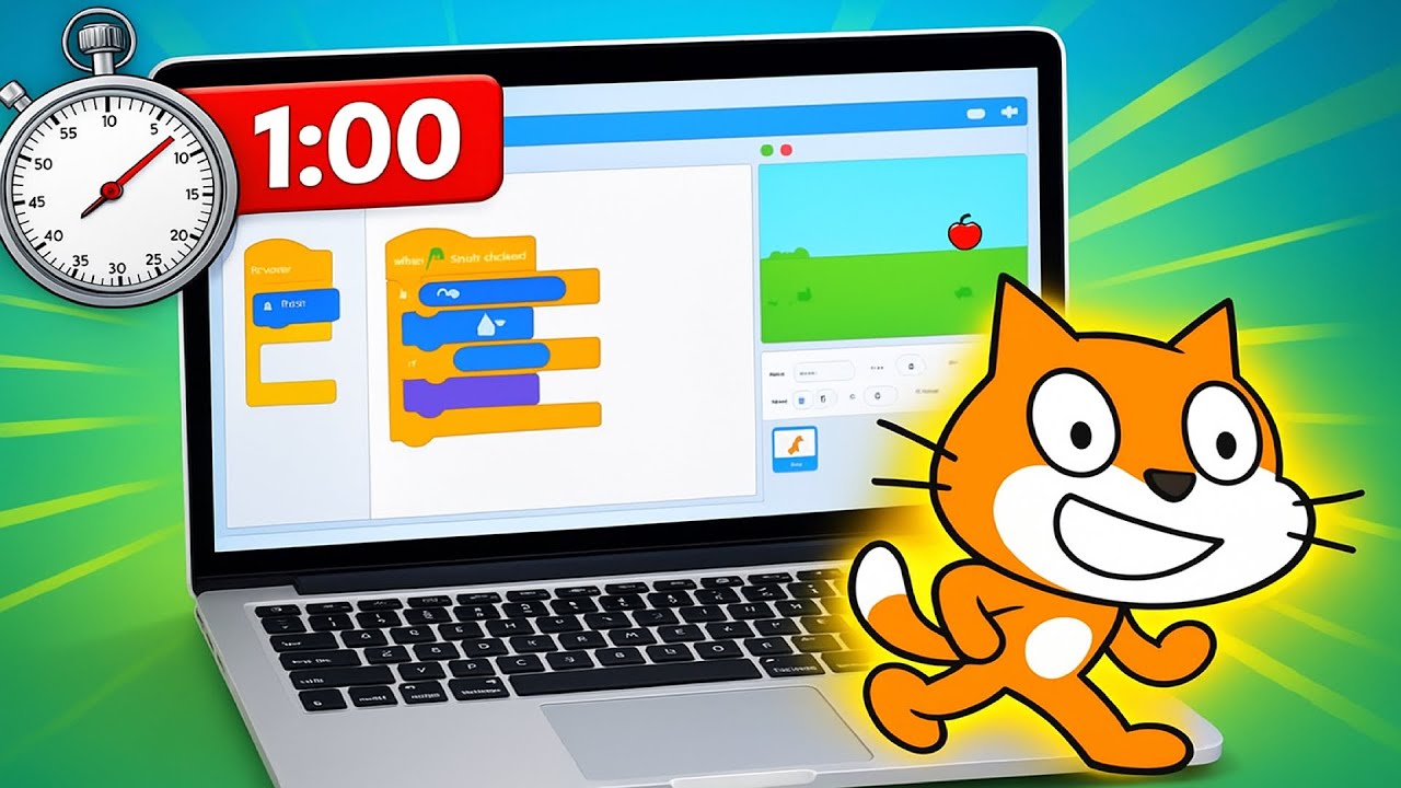 Coding a Scratch Game in Under 1 Minute! ⏱️🔥 - YouTube
