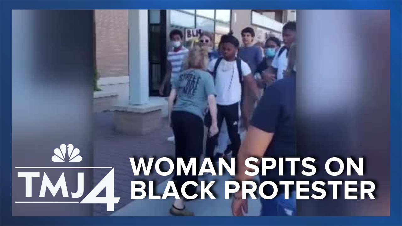 Jury finds woman guilty of spitting on teen BLM protester