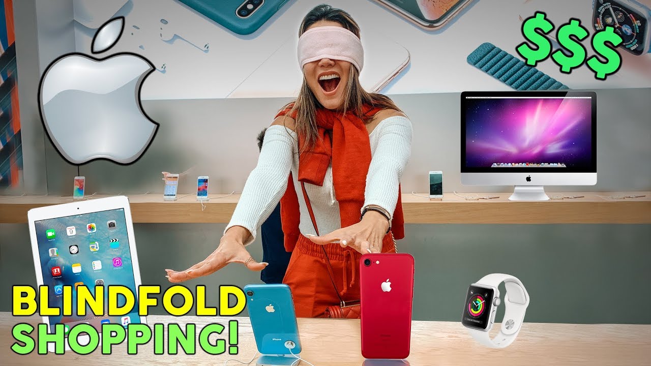 Buying EVERYTHING I Touch Blindfolded! **APPLE STORE CHALLENGE** | The Royalty Family Buying EVERYTHING I Touch Blindfolded! **APPLE STORE CHALLENGE** | The Royalty Family