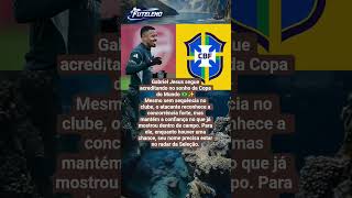 Gabriel Jesus mantém fé na Copa e acredita em nova chance na Seleção 🇧🇷
