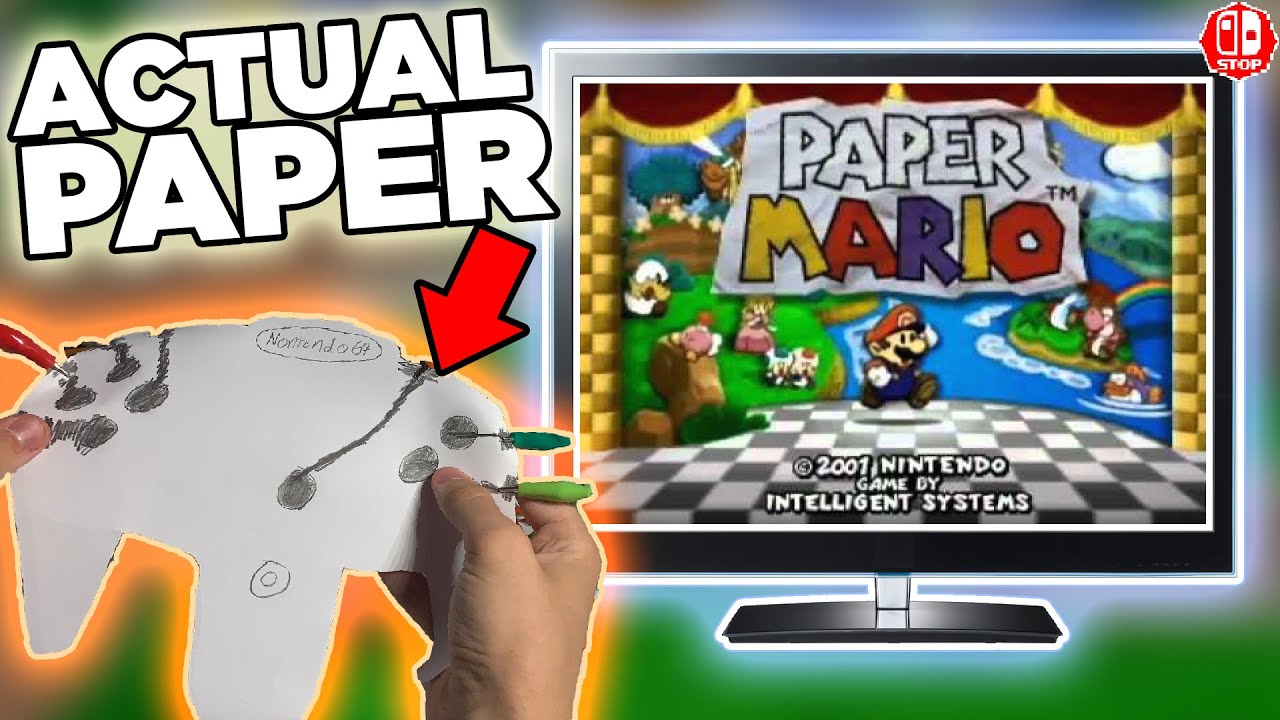 Excited For The New Paper Mario So I Decided To Make A Paper
