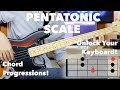 Creating Basslines Using PENTATONIC Scales! | Use of Chord Progressions