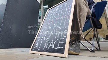 Activist on hunger strike to raise awareness of  potential dangers of Artificial Intelligence