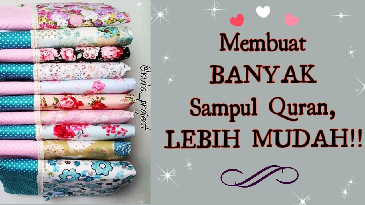 Membuat BANYAK Sampul Quran, Lebih Mudah!! /Wholesale Book Cover