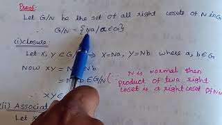 Quotient group # Algebraic Structures # TAM5A