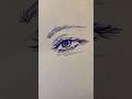 Eye sketch with pen 💕🎀🥲✨
