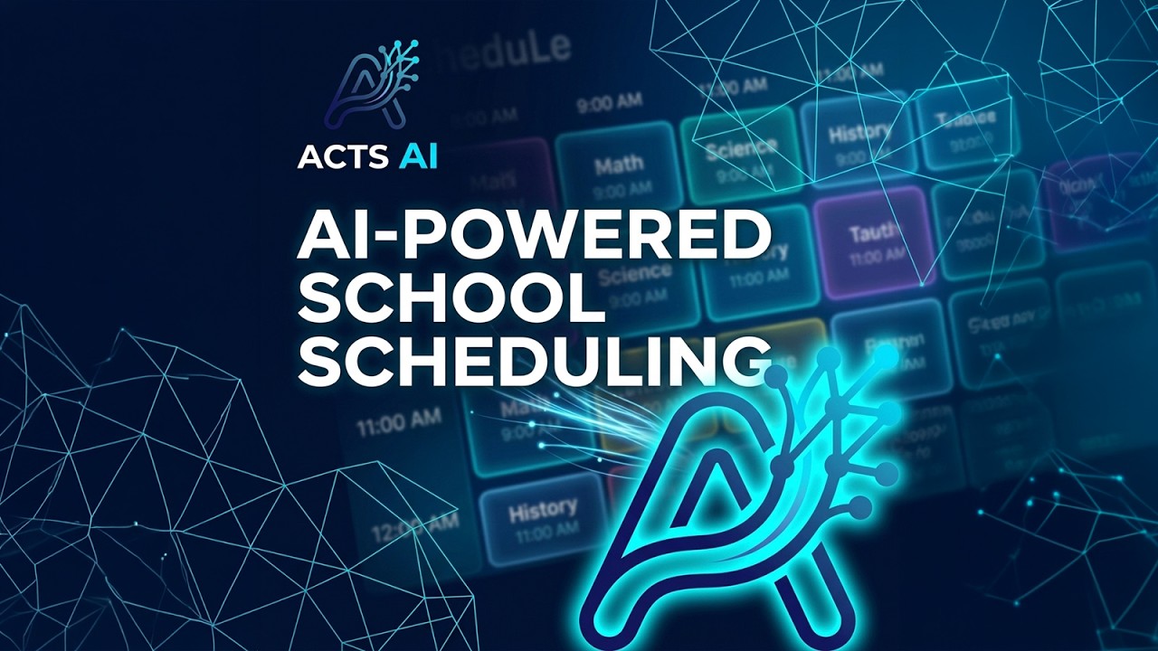 ACTS TIMETABLE: AI-powered School Timetable Generator - YouTube
