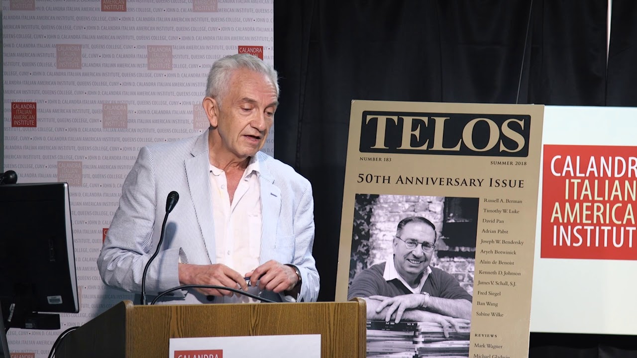 Russell Berman at the Telos 50th Anniversary Event YouTube