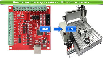 Mach3 USB Controller (BSMCE04U) (red) CNC 3040 Управляемый через параллельный порт (LPT) Часть 2