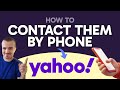 How To Contact Yahoo By Phone Step By Step How To Contact Yahoo By Phone Step By Step