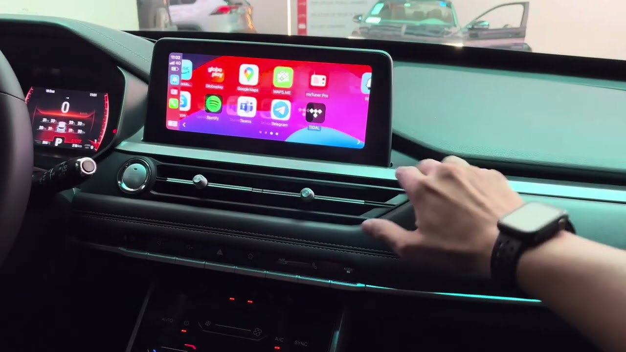 Chery Tiggo 5X Pro - Carplay sem fio 🛜 e Carregador por indução 🔋- ArtsomAuto