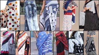 New Collection of Printed Mulmul Cotton Sarees With Blouse Piece screenshot 2