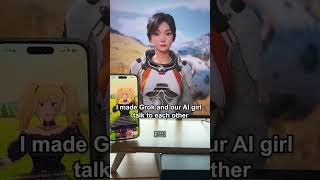 I made Grok and an AI girl talk to each other