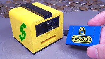 How to Make a LEGO Safe with Key Card - LEGO Safe Tutorial