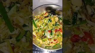 Spring onion with Cabbage recipepatta gobi sabzicookingytshortdinnershortvideo