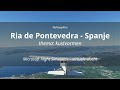 Ria de pontevedra  riakust in spanje  kustvormen  myflyingatlas