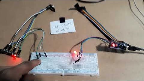 nrf Wireless module | Testing | Arduino